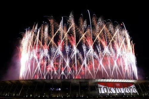 Những hình ảnh ấn tượng tại lễ khai mạc Olympic Tokyo 2020 'có một không hai'
