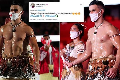 VĐV ngực trần gây sốt ở lễ khai mạc Olympic Tokyo