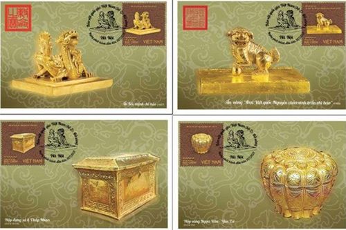Phát hành bộ tem 'Bảo vật quốc gia Việt Nam'