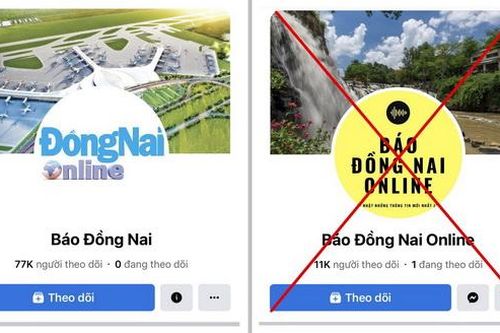 Xuất hiện trang facebook giả mạo Báo Đồng Nai online cập nhật thông tin về dịch bệnh