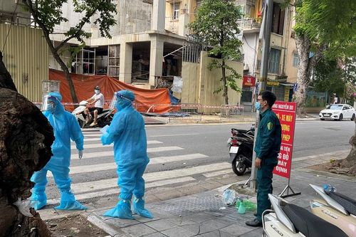 Quận Hai Bà Trưng: Phong tỏa tại phố Tô Hiến Thành để thực hiện phòng chống dịch Covid-19