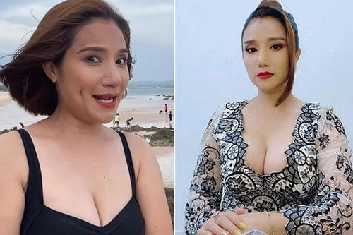Vẻ gợi cảm gây bất ngờ của MC Cát Tường ở tuổi U50