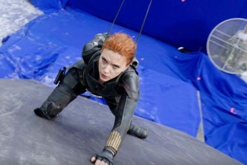 'Black Widow' trông thế nào khi chưa có CGI?