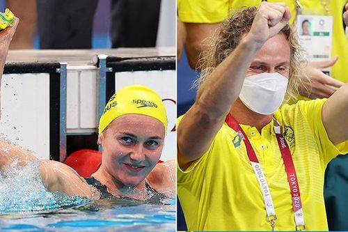 HLV ăn mừng đầy cảm xúc khi học trò giành HCV Olympic