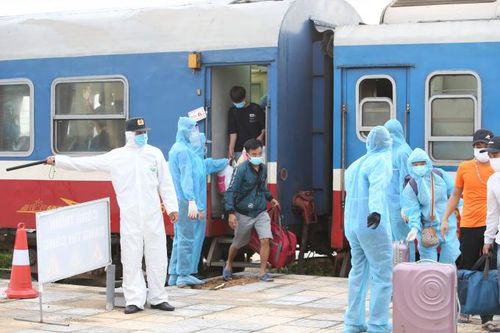 Hà Tĩnh: Hoàn thành việc đón hơn 800 công dân trên chuyến tàu hồi hương