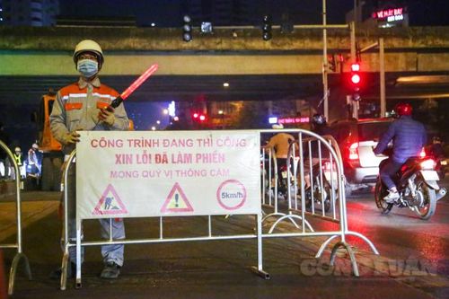 Hà Nội: 6 công trình giao thông được thi công trong thời gian giãn cách