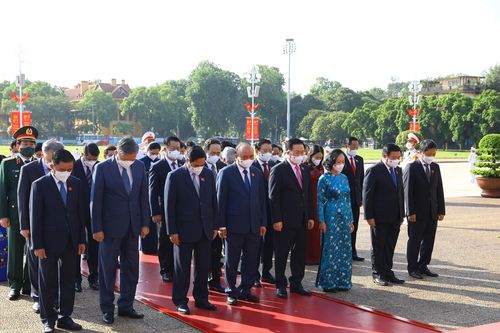 Lãnh đạo Đảng, Nhà nước vào Lăng viếng Chủ tịch Hồ Chí Minh