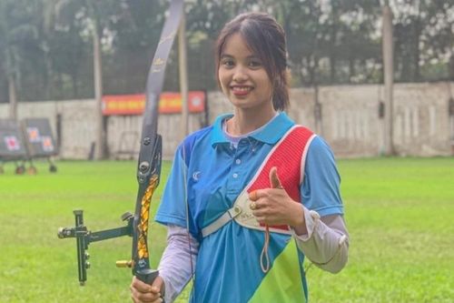 Hình ảnh đời thường của cung thủ 20 tuổi Ánh Nguyệt