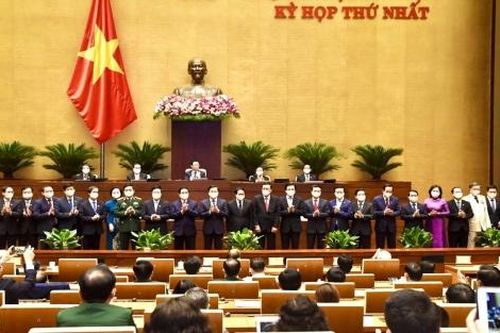 Quốc hội phê chuẩn Nghị quyết bổ nhiệm Phó Thủ tướng, Bộ trưởng và thành viên khác của Chính phủ