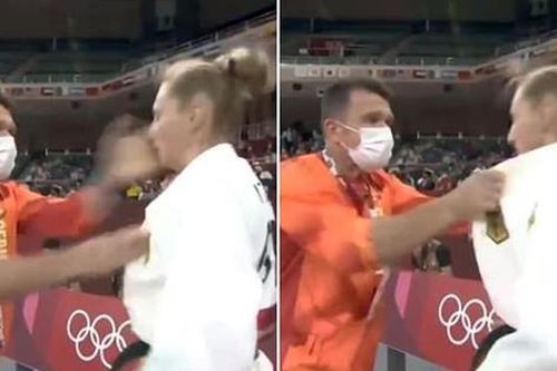 Vì sao nữ VĐV judo người Đức ở Olympic Tokyo bị HLV tát 2 cái nhưng mặt không biến sắc?