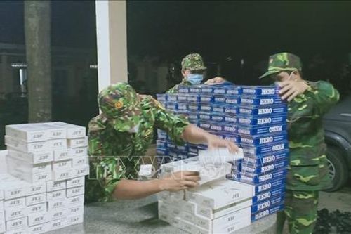 Liên tiếp bắt 5 vụ vận chuyển thuốc lá điếu ngoại nhập lậu qua biên giới