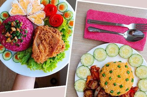 Những bữa trưa bày ra đĩa đẹp như ăn hàng của 9x