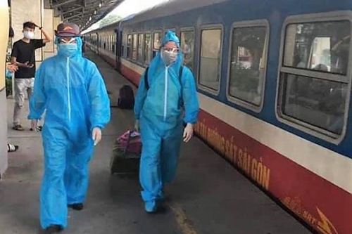 Hà Tĩnh phát hiện 01 công dân trở về từ TP. Hồ Chí Minh trên chuyến tàu SE14 mắc COVID-19