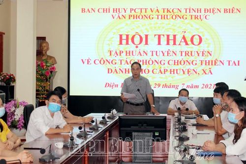 Nâng cao nhận thức về biện pháp phòng chống thiên tai