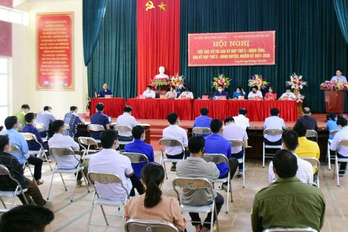 Tổ đại biểu HĐND tỉnh, HĐND huyện Bát Xát và Bắc Hà tiếp xúc cử tri