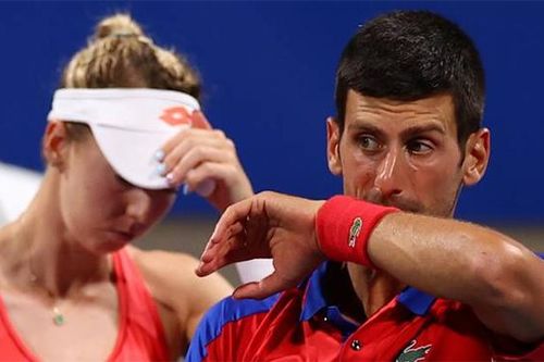 Djokovic tiếp tục thất bại ở nội dung đôi nam nữ, tan mộng HCV Olympic