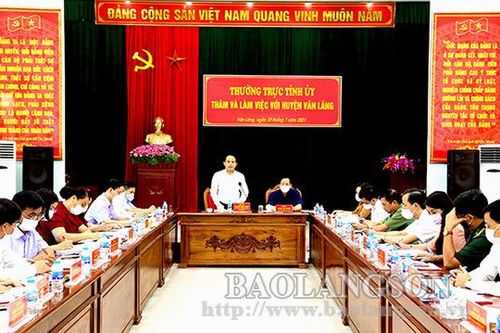 Bí thư Tỉnh ủy làm việc tại huyện Văn Lãng: Cần tập trung khai thác, phát huy thế mạnh về kinh tế cửa khâủTin khácPhát huy vai trò công tác tuyên giáo, tạo đồng thuận xã hôịSáng mãi truyền thống 'uống nước nhớ nguồn'