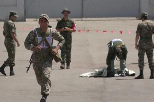Kazakhstan khát khao chiến thắng trong nội dung 'Chiến sĩ hòa bình'