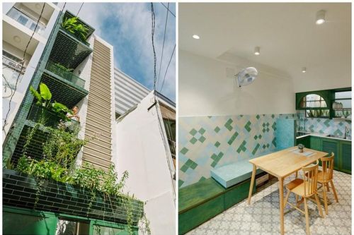 Nằm trong hẻm, nhà 35m2 vẫn cực thoáng đãng cho 5 người