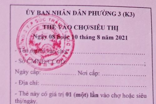 Người dân Sóc Trăng 3 ngày đi chợ một lần