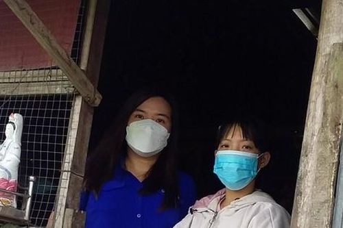 Tỉnh đoàn An Giang động viên nữ sinh tham gia chống dịch bị tai nạn