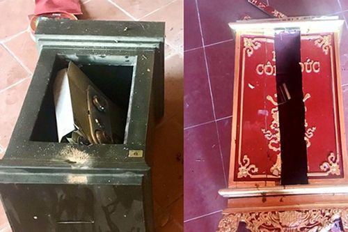 Nhóm 'trộm nhí' gây ra hàng loạt vụ trộm tiền công đức sa lưới