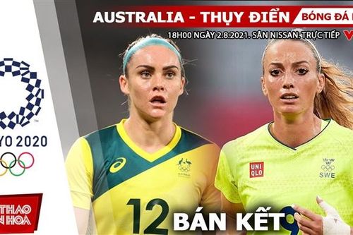 Soi kèo nhà cái Úc vs Thụy Điển, bóng đá nữ Olympic 2021 vòng bán kết (18h ngày 2/8)