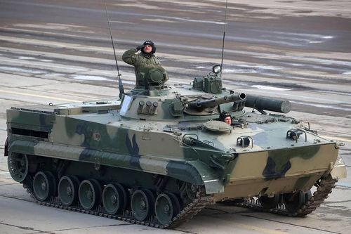 Nga điều xe chiến đấu bộ binh BMP-3F lội nước tối tân bậc nhất tới Crimea