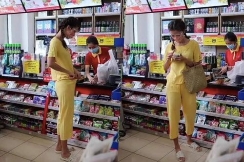 Minh Tú diện style thun lạnh 130k đi siêu thị: Da ngăm đen, đi dép tổ ong nghìn lỗ