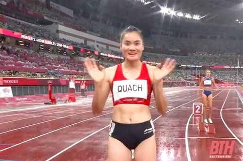 Quách Thị Lan dừng bước ở vòng bán kết cự ly 400m vượt rào nữ Olympic Tokyo 2020