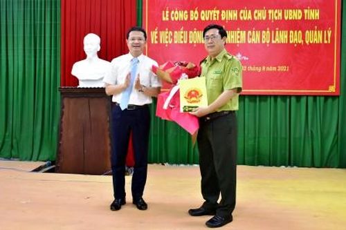 Chính trị - Xã hội Chính trị - Xã hội Bổ nhiệm Chi cục trưởng Chi cục Kiểm lâm tỉnh