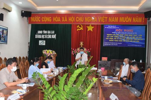 Nghiệm thu đề tài về giải pháp công nghệ thủy-lâm kết hợp chống xói mòn sông Ba