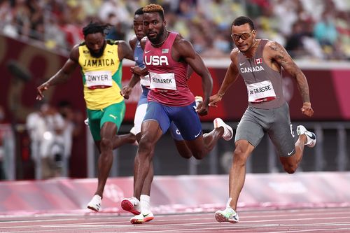 Andre De Grasse giành Huy chương vàng chạy 200m nam