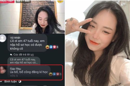 Ông bố 47 tuổi ngỏ ý muốn học môn của cô giáo Minh Thu, con gái để lại bình luận khiến CĐM cười ngất