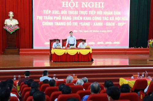Bảo Yên tăng cường tiếp xúc, đối thoại với Nhân dân