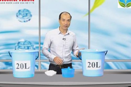 Xử lý nước sinh hoạt cho hộ gia đình trong mùa lũ