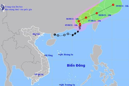 Bão số 4 suy yếu dần thành áp thấp nhiệt đới