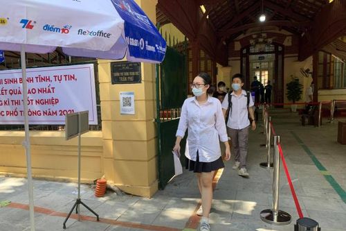 Số thí sinh đến làm thủ tục thi tốt nghiệp THPT 2021 đợt 2 đạt 97,98%