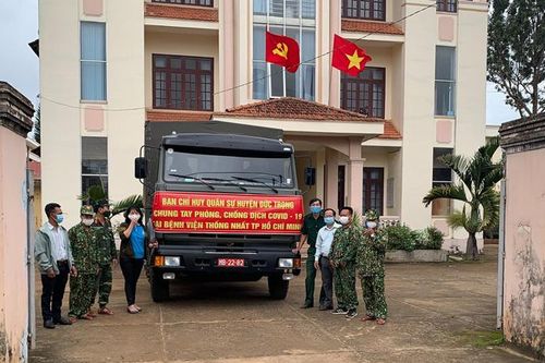 Nhiều tấn nông sản về bệnh viện vùng dịch