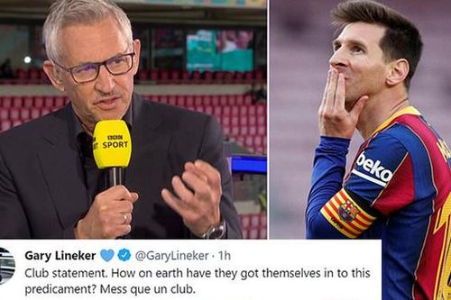 Lineker phẫn nộ với Barca: 'Sao họ có thể rơi vào tình cảnh này'