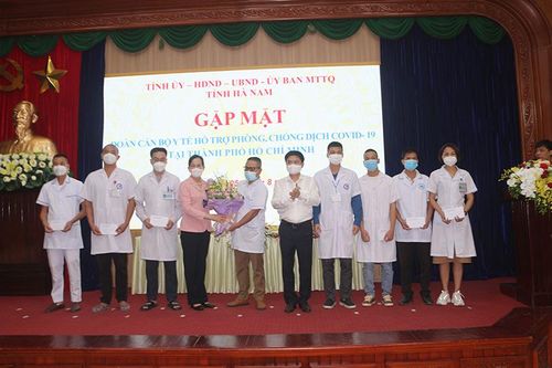 Đoàn bác sĩ, nhân viên y tế Hà Nam xuất quân đợt 2 hỗ trợ TP Hồ Chí Minh