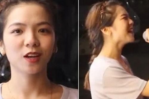 Vừa bán gà rán vừa hát cho khách nghe, gái xinh bỗng chốc trở thành ngôi sao MXH vì giọng quá hay