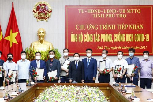 Hiệp hội doanh nghiệp Hàn Quốc tại Phú Thọ ủng hộ công tác phòng, chống dịch COVID-19