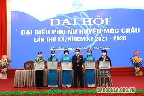 Đại hội phụ nữ huyện Mộc Châu lần thứ XX, nhiệm kỳ 2021-2026