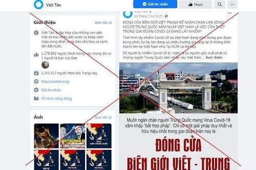 Cảnh giác với những thông tin xuyên tạc về tình hình dịch bệnh Covid-19