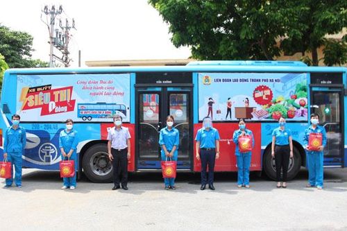 15.000 công nhân lao động Thủ đô được hỗ trợ hàng hóa thiết yếu