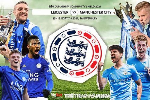 Soi kèo nhà cái, nhận định bóng đá Leicester vs Man City, Siêu Cúp Anh 2021 (23h15, 7/8)