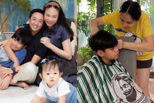 Con trai Cường Đô La được mẹ kế cắt tóc, dân mạng khen là 'em bé hạnh phúc nhất'