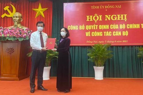 Bộ Chính trị điều động, chỉ định Bí thư Tỉnh ủy Đồng Nai