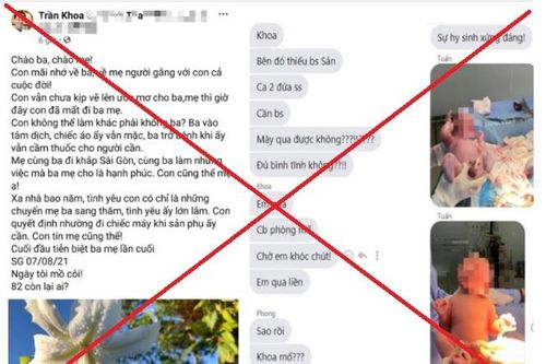 Thông tin bác sĩ 'nhường máy thở của người thân để cứu sản phụ song thai' là hư cấu